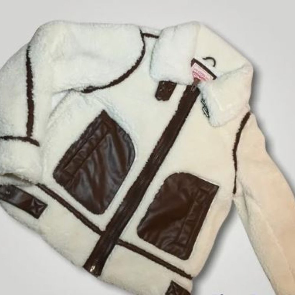 Awesome Levi’s jacket Soft Touch Sherpa Moto Racer Collar style - Picture 2 of 9